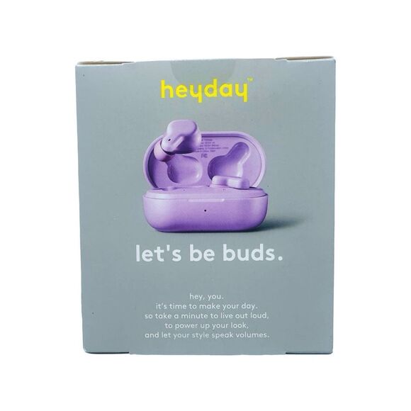 heyday True Wireless Ear Buds / Case - Lavender - Picture 1 of 3